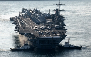 ‘핵항모’ 조지워싱턴호 부산 입항