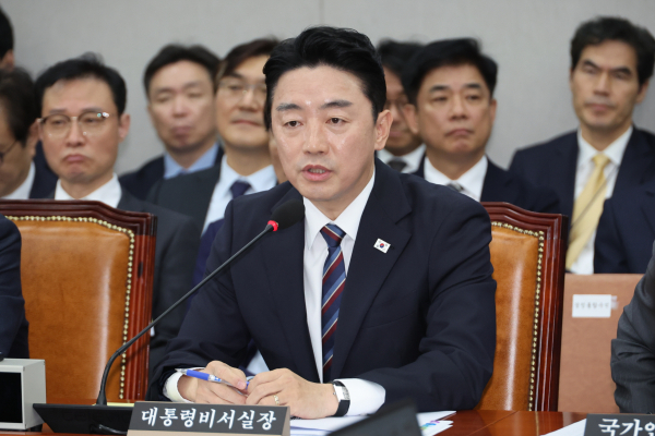 강훈식 대통령실 비서실장. 연합뉴스