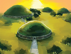 <41> 평지의 거대한 신라 고분군과 풍수[이기봉의 풍수이야기]