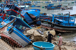 태풍 ‘갈매기’ 베트남까지 강타