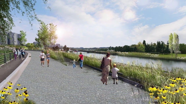 강릉 도시바람길 숲 조성 예시도. 강릉시청 제공