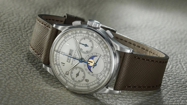 스위스 제네바의 필립스 경매에서 약 1200만 스위스프랑에 낙찰된 파텍 필립 퍼페추얼 캘린더 크로노그래프 레퍼런스 1518. gq 캡처