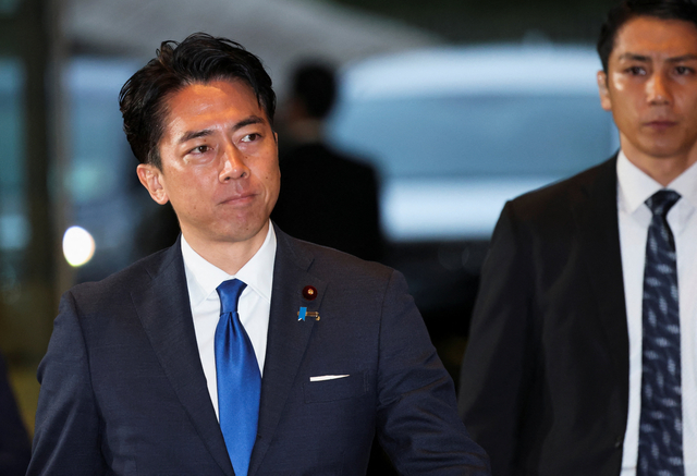 고이즈미 신지로 일본 방위상. 로이터 연합뉴스