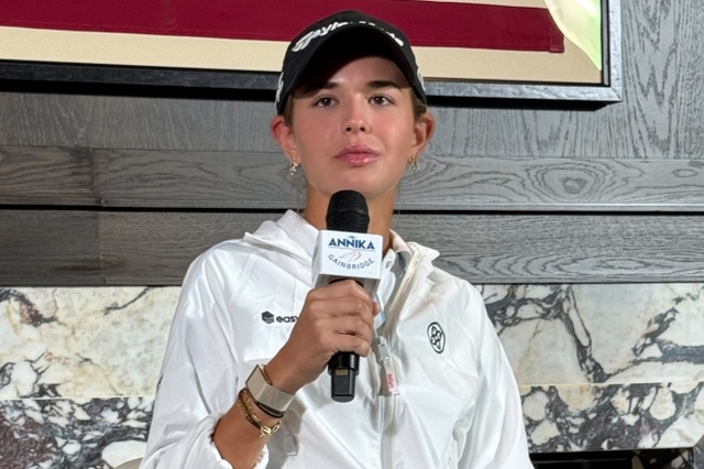 도널드 트럼프 미국 대통령의 손녀인 카이 트럼프는 14일(한국시간) 미국 플로리다주 벨에어의 펠리컨 골프클럽에서 개막하는 LPGA투어 더 안니카 드리븐 바이 게인브리지 앳 펠리컨에 초청선수로 출전한다. AP뉴시스