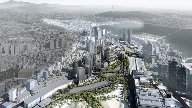 용산 지구단위계획 조감도. 서울시청 제공