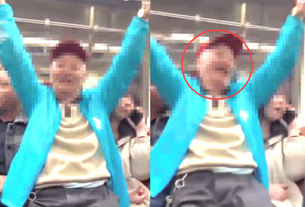 지하철서 자리 안 비켜주자 ‘여성 무릎에 털썩’ 앉아버린 노인… 미소까지 지으며 추태