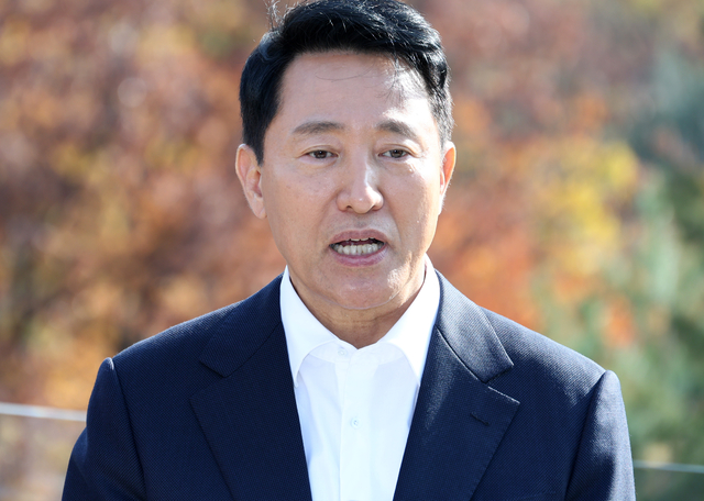 오세훈 서울시장. 연합뉴스