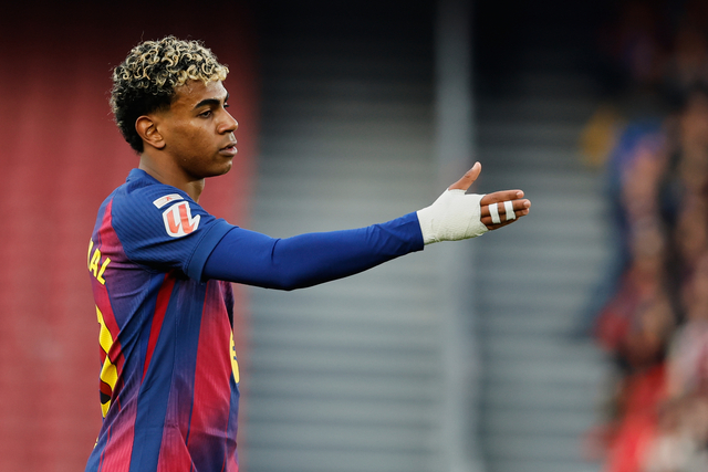 바르셀로나의 라민 야말. AP뉴시스