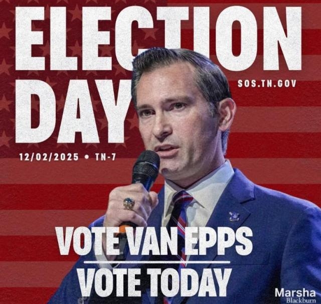 매트 밴 엡스 공화당 후보 포스터. X 캡처