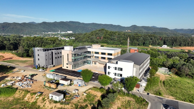 강원 홍천군 북방면에 있는 홍천국가항체협력단지 전경.