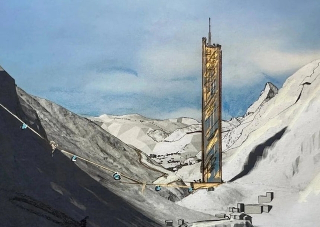 스위스 체르마트 마을에 들어설 초고층 빌딩 건설 계획. 리나 피크 홈페이지