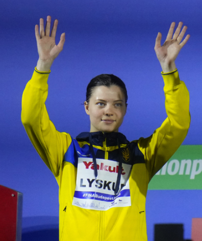 우크라이나 다이빙의 간판인 소피아 리스쿤. AP뉴시스