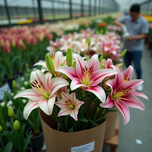 백합. AI 이미지.