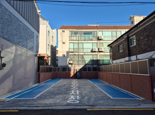 마을주차장 조성 후 모습. 구로구청 제공