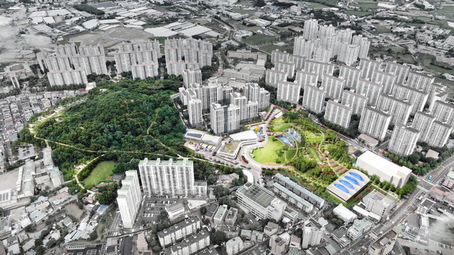 태봉공원 힐링존 조성사업 조감도. 포천시 제공