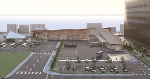 새해부터 운영될 유성복합터미널 조감도.