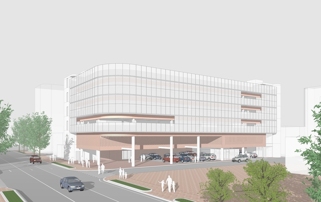 원주시 문화의거리 공영주차장 조성사업 조감도. 원주시청 제공