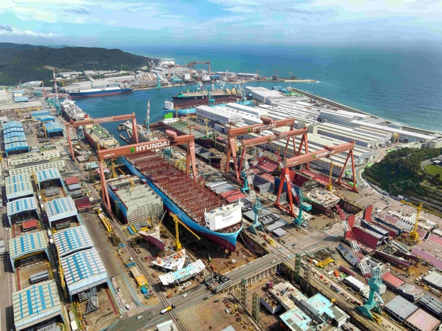 HD현대중공업 전경