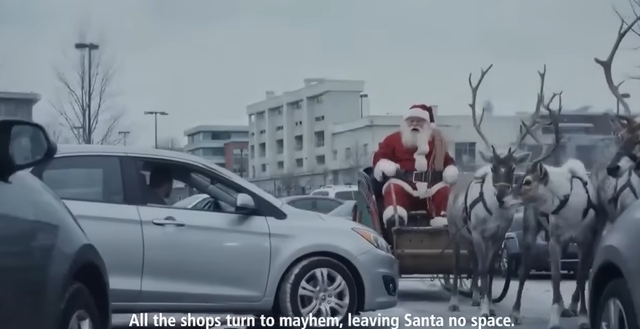 네덜란드 맥도날드가 제작한 AI 기반 크리스마스 광고의 한장면 맥도날드 유튜브