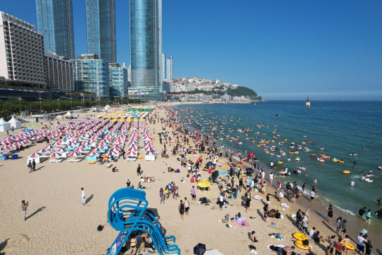 부산 해운대해수욕장 전경. 해운대구청 제공
