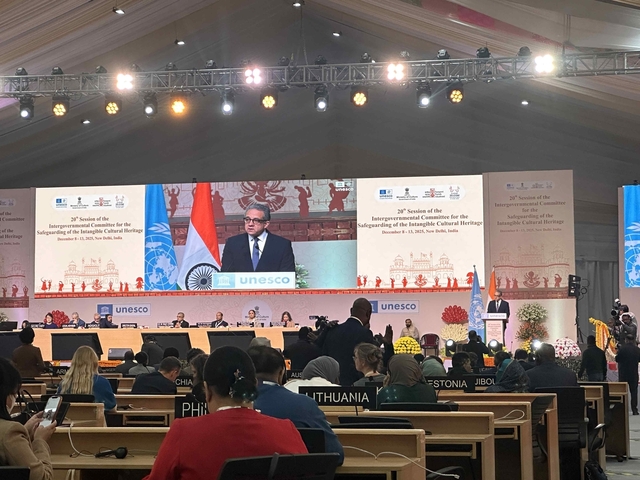제20차 유네스코 무형유산보호협약 정부간위원회 모습. 국가유산청 제공