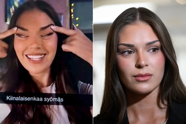 ‘미스 핀란드’ 사라 자프체. 왼쪽 사진은 조델 게시물 캡처, 오른쪽은 AP 연합뉴스