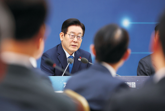 발언하는 대통령