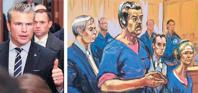 수의입은 마두로 “난 대통령”… 마약·테러공모 등 모든 혐의 부인