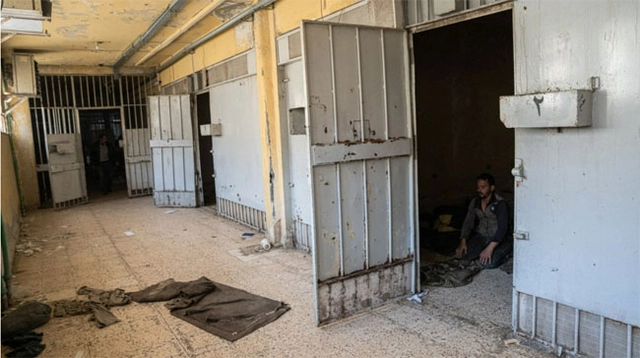‘인간 도살장’으로 알려진 시리아 사이드나야 교도소 내부 모습. AFP 연합뉴스