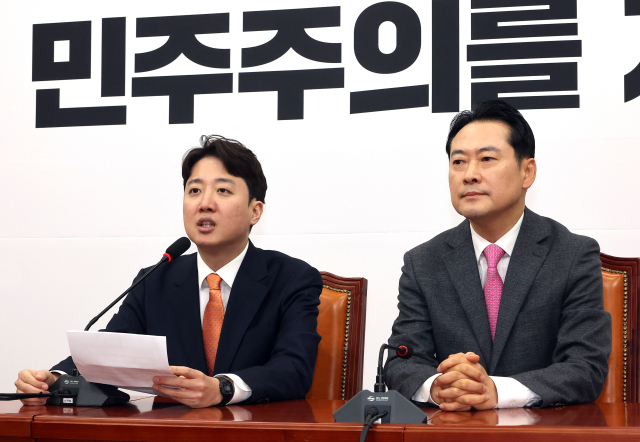 [속보]장동혁·이준석 회동 “김병기 수사 미진하면 특검법 공동 발의”