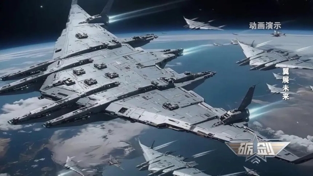 CCTV에서 공개된 10만t급 공중 모함 ‘롼냐오’