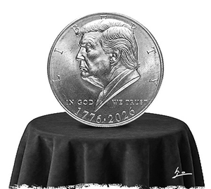 조지 워싱턴 뒤집는 트럼프[오후여담]