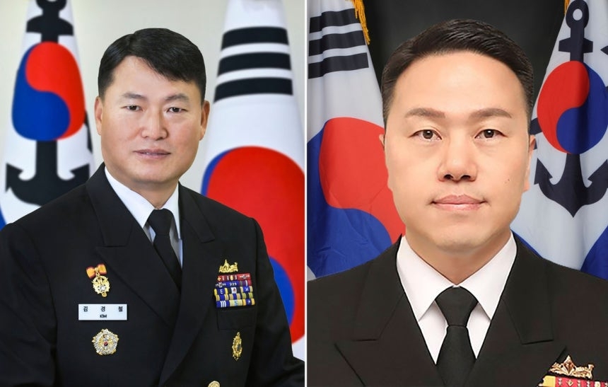 진해 해군 지휘관 취임…김경철 군수사령관·황호 진해기지사령관