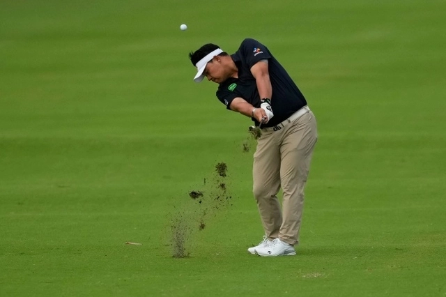 PGA투어에서 경기하는 이승택. AP뉴시스