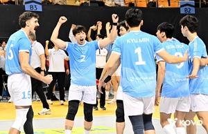 남자부 선두 대한항공, 4연패 끊고 2026년 첫 승리