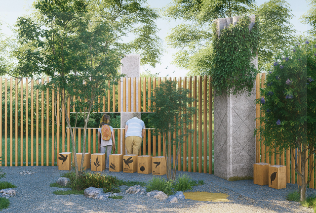 서울숲에 조성될 작가정원 신영재·최지은 작가의 ‘다종적 마주앉기’  모습. 서울시청 제공