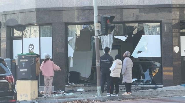 충남 공주시 신관동 사고 현장. 공주소방서 제공