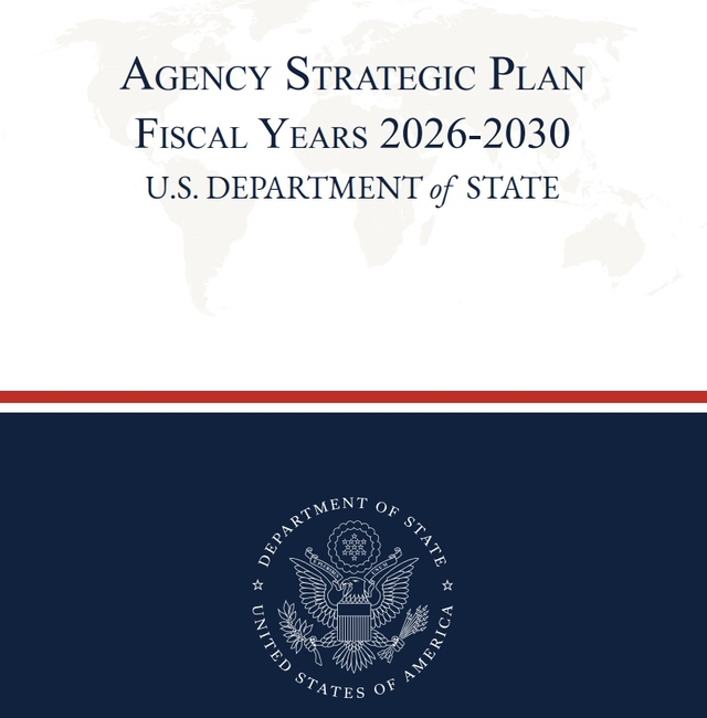 미 국무부 2026-2030회계연도 전략계획.  미 국무부 제공