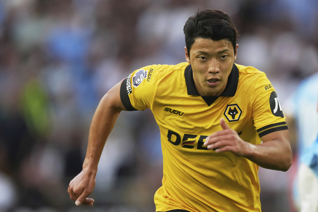 울버햄프턴 원더러스의 황희찬. AP뉴시스