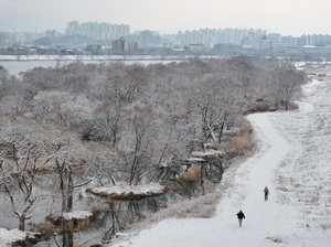 고즈넉한 소양강 겨울 풍경