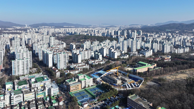 경기 성남시 분당구 택지 전경. 성남시청 제공