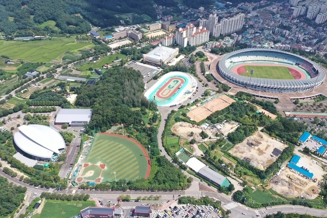 의정부 종합운동장 일대. 의정부시 제공