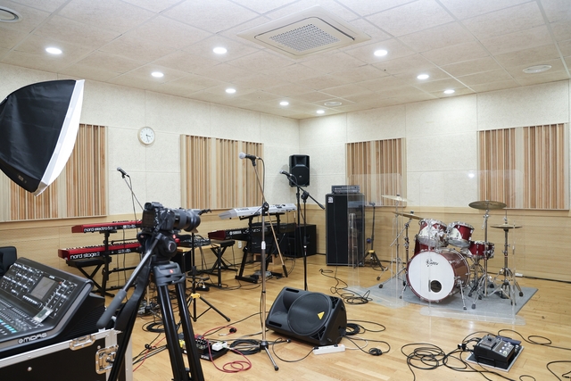 ‘마포음악창작소’ 밴드 작업실. 마포구청 제공