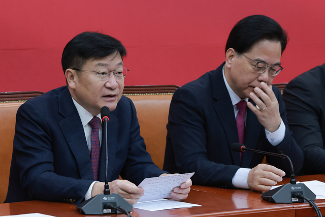 정점식 국민의힘 정책위의장. 연합뉴스