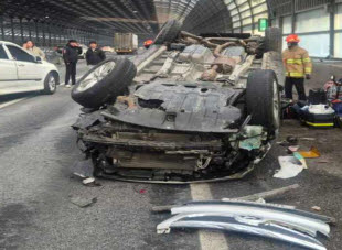 겨울철 고속도로 사고 모습. 한국도로공사 제공