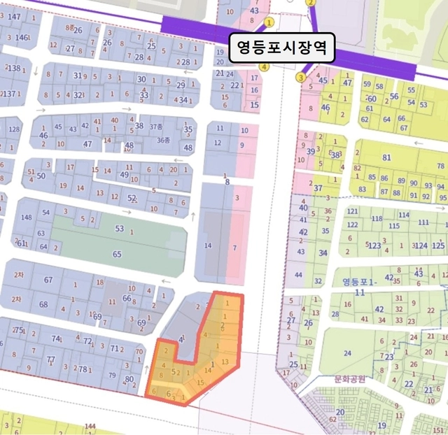 골목형상점가 ‘영등포 로터리상가’ 대상지. 영등포구청 제공