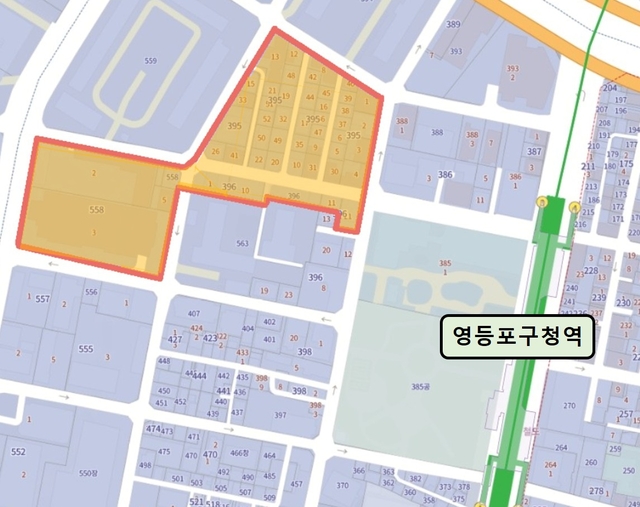 골목형상점가 ‘영등포구청 3번 출구’ 대상지. 영등포구청 제공