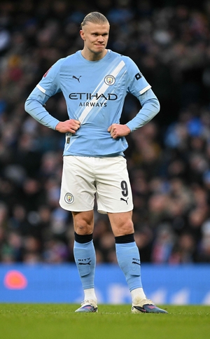 8경기서 1골… 지친 홀란