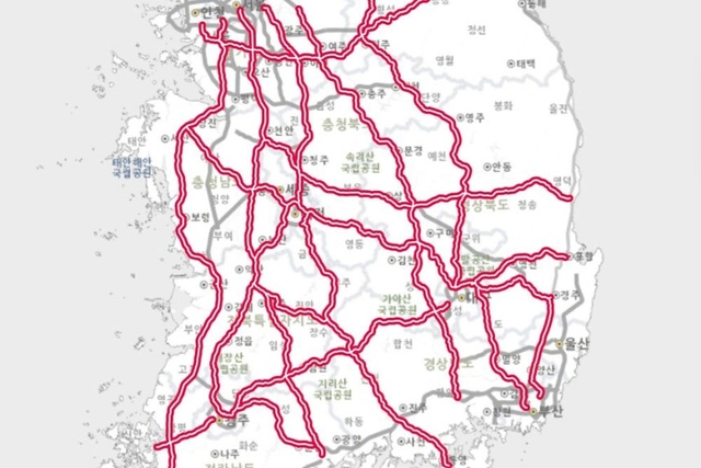 2일 오전 기준 기상청 도로기상정보시스템의 ‘도로 살얼음 발생가능 정보’ 현황. 총 4단계 중 가장 높은 위험 수준을 보이고 있다. 기상청