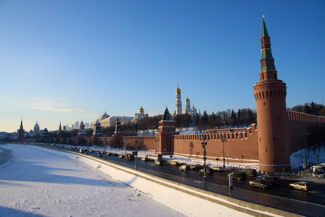 러시아 모스크바에 위치한 크렘린궁. AP 연합뉴스